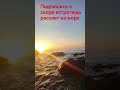 Рассвет у моря#крым #русскоеморе #пляжикрыма #мотивацияивдохновение #солнце