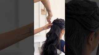 Semi preso com trança#penteados#penteadosfaceis#tutorial#trending#happy#foryou – alinepenteados