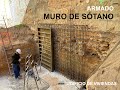ARMADO MURO DE SÓTANO | Visita de obra | Antonio Machado, 8 Albacete | BERNALTE Arquitectura