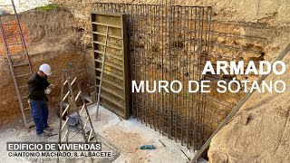 ARMADO MURO DE SÓTANO | Visita de obra | Antonio Machado, 8 Albacete | BERNALTE Arquitectura