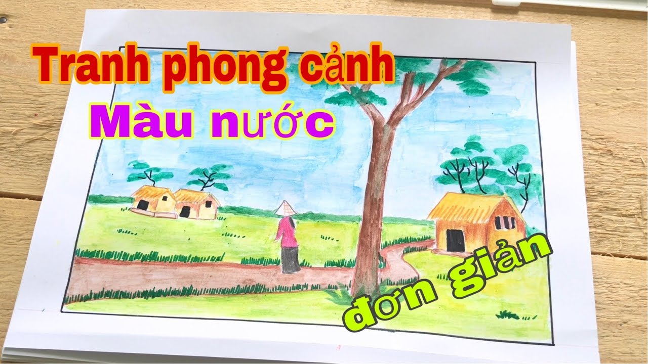 Cách vẽ tranh phong cảnh bằng màu nước - Vẽ tranh phong cảnh bằng màu nước không đơn giản là tạo ra một bức tranh vô tri vô giác mà trong đó chứa đựng nhiều cảm xúc, tình cảm và suy ngẫm của người vẽ. Hãy cùng khám phá cách vẽ tranh phong cảnh bằng màu nước đầy bứt phá và sáng tạo, và thể hiện tài năng của bạn trên tấm giấy trắng nhé!