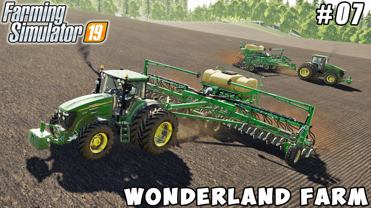 Sowing tobacco and barley, fertilizer production | Wonderland | Farming simulator 19 | Timelapse #07 fs19 wiki