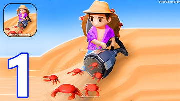 Beach Cleaner - Gameplay Walkthrough Part 1 Idle Beach Restaurant Manager - iOS, Android Gameplay