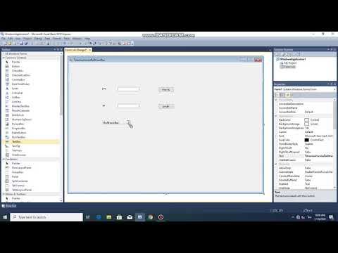 หาพื้นที่สามเหลี่ยม ด้วย Visual Basic 2010