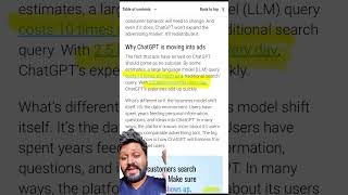 Are ChatGPT Ads about to change digital marketing forever? 👀 #digitalmarketing #chatgpt