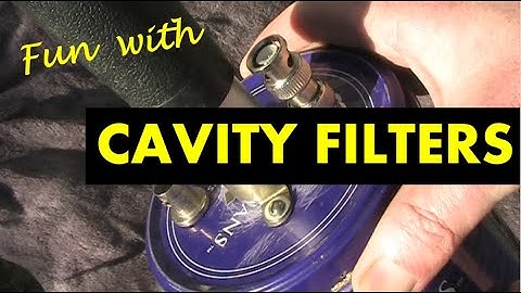 Fun with cavity filters