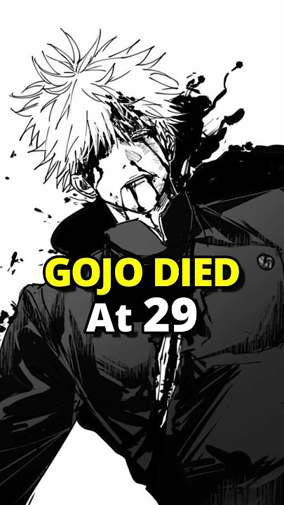 Age at Each Special Grade Died in jjk #gojo #sukuna #yujiitadori