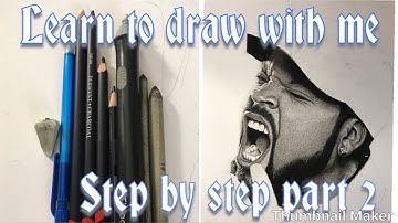 LEARN to DRAW STEP by STEP (ICE CUBE) part 2 timelapse tutorial