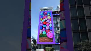 Easter Eggs Billboard Sunset Blvd Los Angeles California Easter April 5, 2026 85 Degrees