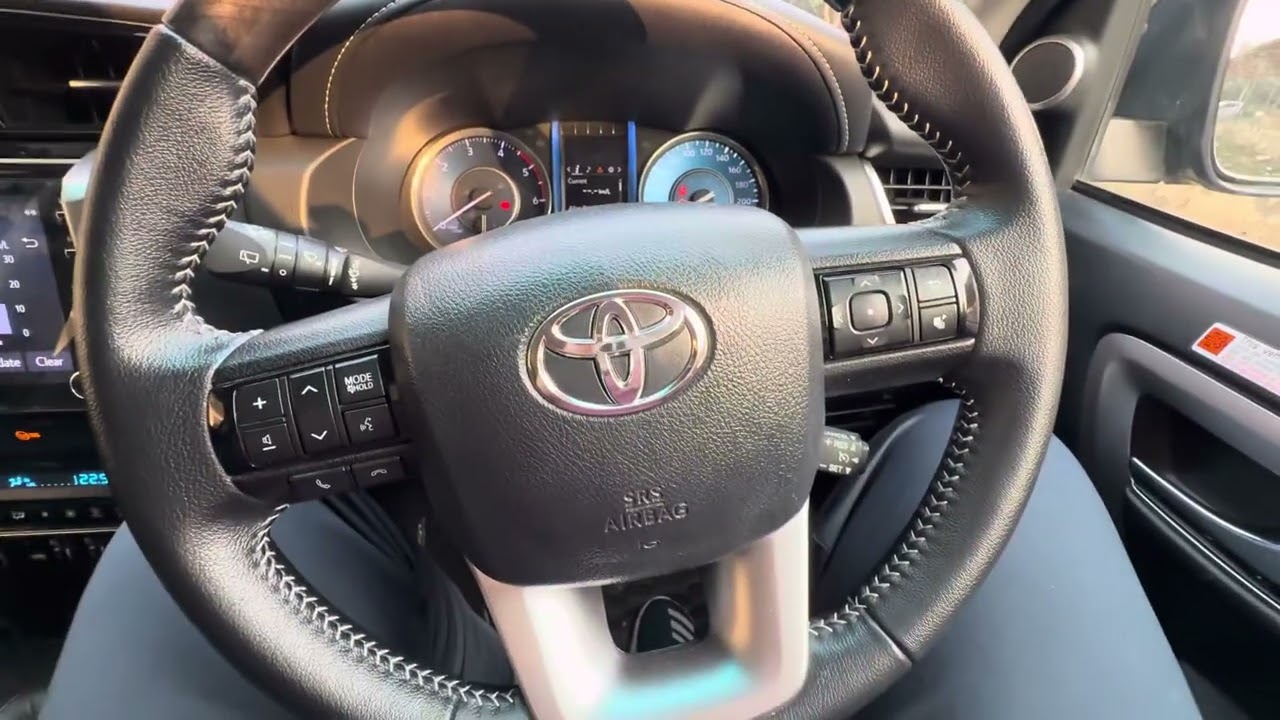 Dashboard of Toyota Fortuner 2025