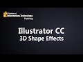 Illustrator CC - How to Create 3D Shape Effects