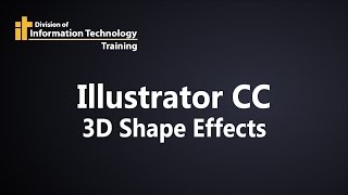 Illustrator CC - How to Create 3D Shape Effects