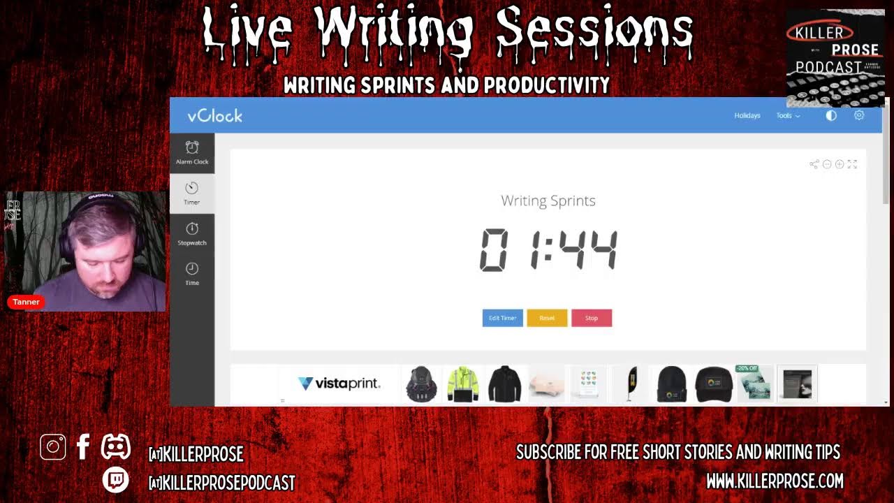 Live Writing Sprints
