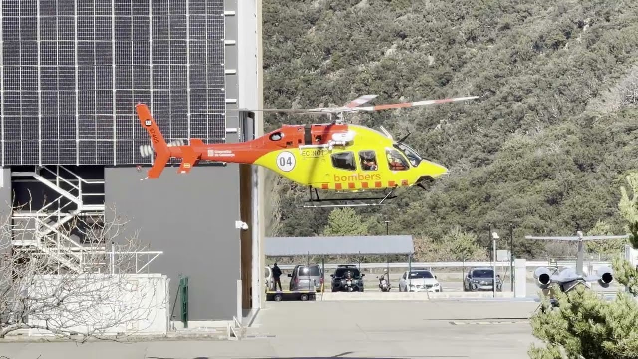 Non-stop action today at Andorra-La Seu Airport! (LESU)