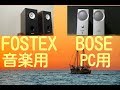 PC用スピーカーと音楽鑑賞用スピーカー PC speaker and music viewing speaker