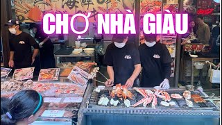 TSUKIJI CHỢ HẢI SẢN Ở TOKYO | Exploring TOKYO'S FRESHEST Tsukiji Seafood Market!
