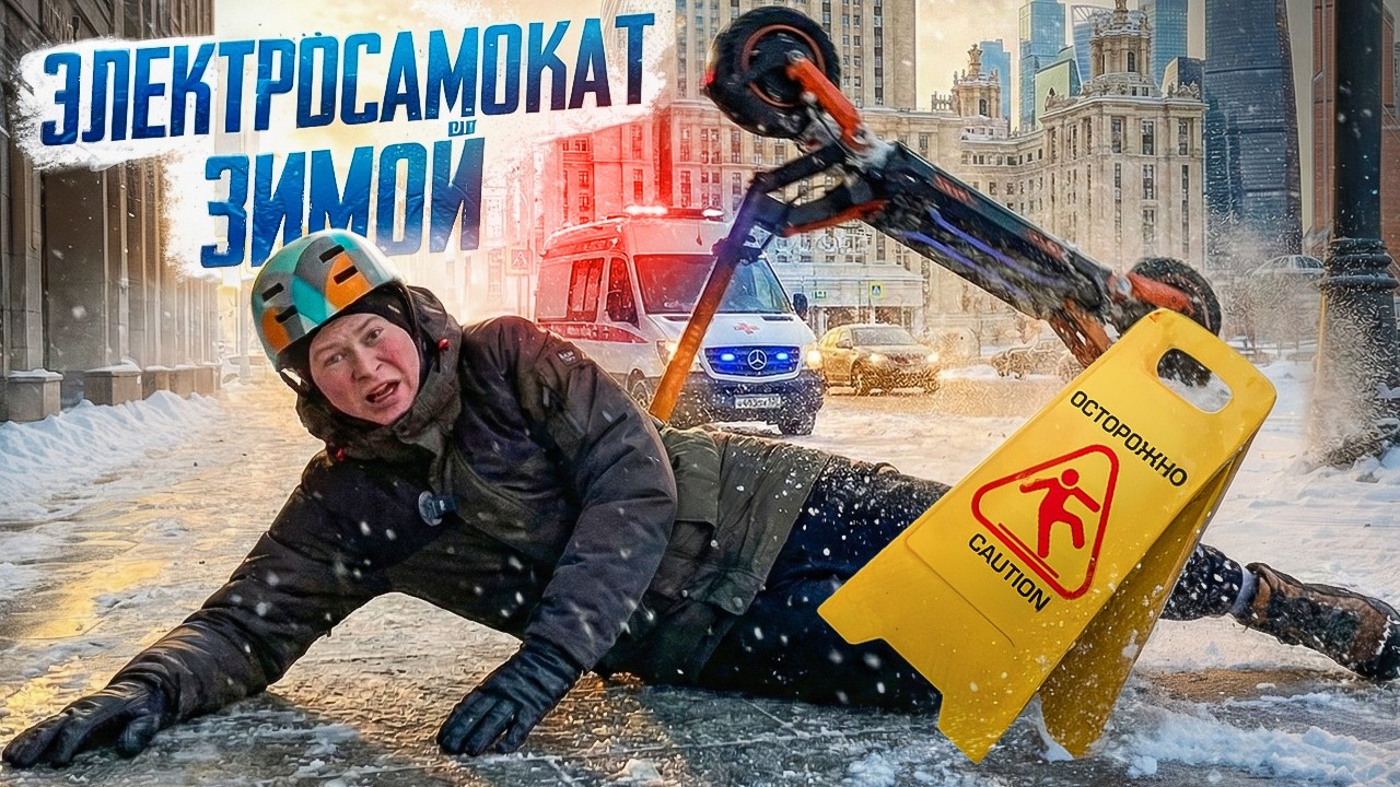 Электросамокат зимой?