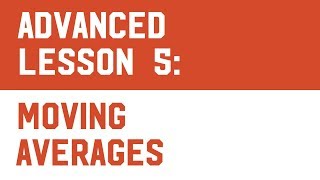 Bitcoin Trading (Free Course) Lesson 17: Moving Averages