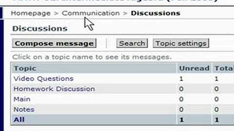 Getting Started with WebCT (Part 2)