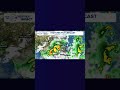 Off-and-on rain on Monday, August 3
