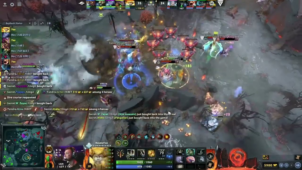 Secret Crystallis Drow Ranger Rampage on TI 11 Main Stage - Dota 2