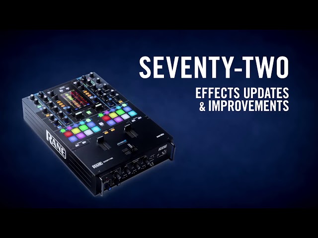 RANE SEVENTY-TWO MKII Console Mixage DJ 2 canaux avec 2 Entrées USB/MIDI