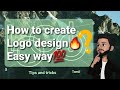 How to Create Logo Using Adobe illustrator ? | Create your own logo🔥 🔥🔥| Simple Tutorial 💯 | Tamil👍