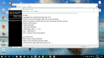 [New] HQ Vaild Email Checker 🔥 Amazon 🔥 Python Script [New]