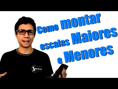 Como montar escalas maiores e menores - Meio Musical