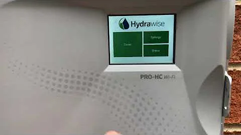 Hunter pro HC manually turning zone on