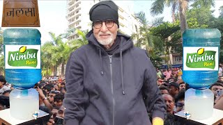 Amitabh Bachchan Cares For Fans! Big B Arranges Free Lemon Water Outside Jalsa | Mumbai Heat Wave