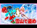 🌈男子vs女子でスノボに乗ってブレインロッドを盗む対決【ROBLOX】