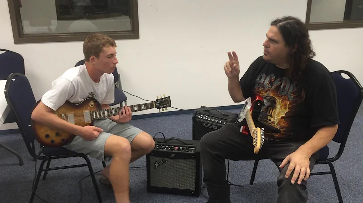 Guitar lesson with the great James Grover.