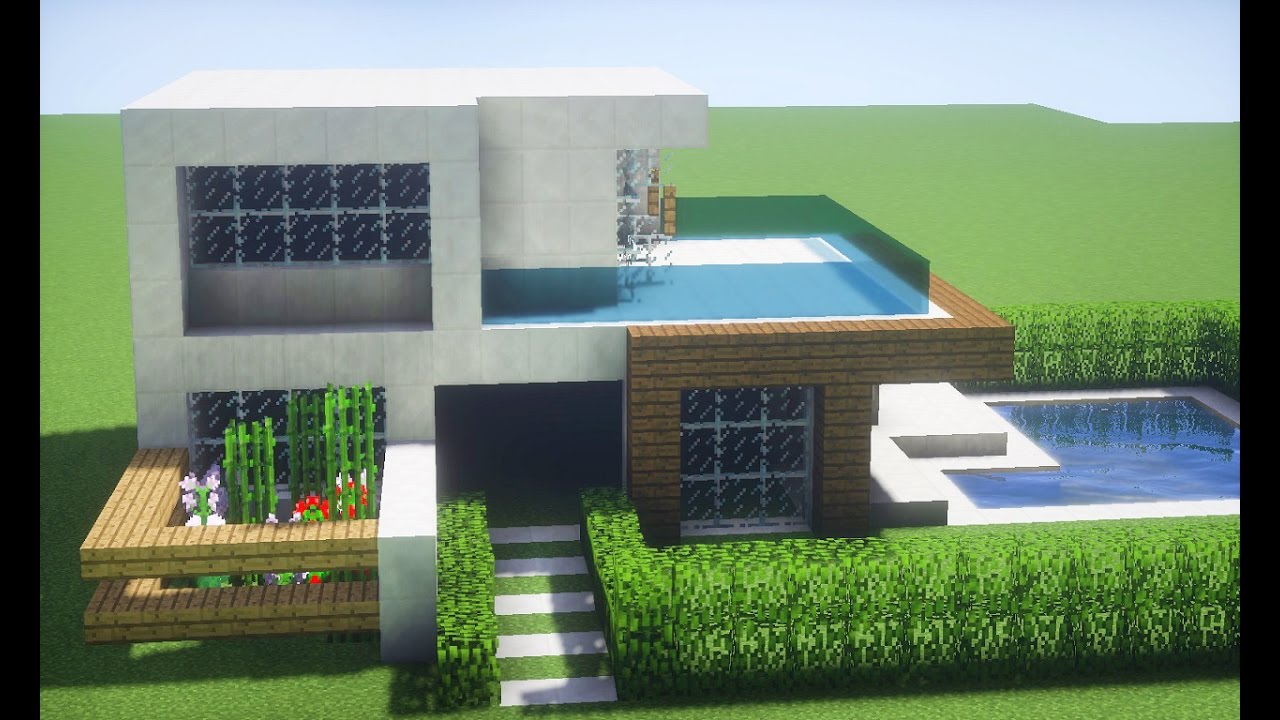 Minecraft Tutorial: Casa Moderna Simples