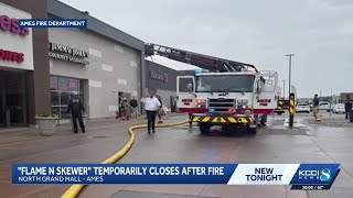 Fire at Ames restaurant prompts investigation and closure
