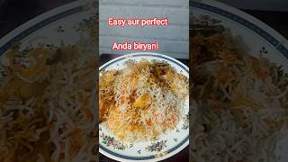 Easy Egg Biryani Recipe | Juma Ka Special Lunch#shorts#