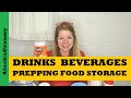 Drinks Beverages For Food Storage Stockpile Prepping Supplies