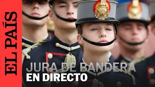 Así ha sido el acto de jura de bandera de la princesa Leonor en Zaragoza | EL PAÍS