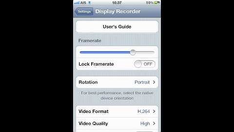 Display Recorder  for iOS5