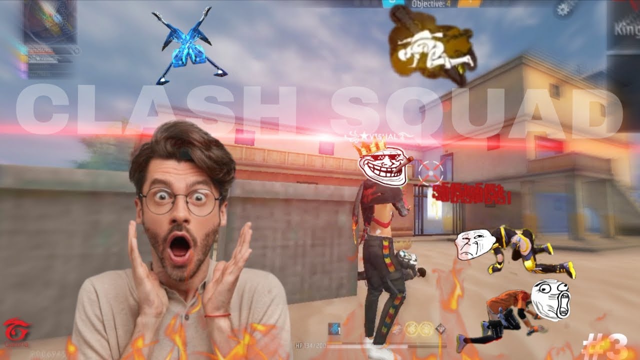 Clash squad 1 vs 4 clutch gameplay | 17 kill 🥶🥶🥶#freefire #viral - YouTube