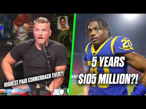 Pat McAfee Reacts To Jalen Ramsey's MASSIVE Payday