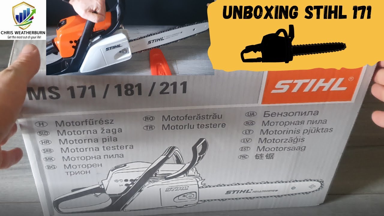 Unboxing STIHL Chainsaw - YouTube