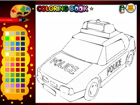 police cars coloring pages for kids  police cars coloring