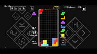 Techmino pc_h X rank (26 PCs, ft. unholy 2L luck)