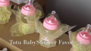BABYSHOWER Favors DIY for Girl