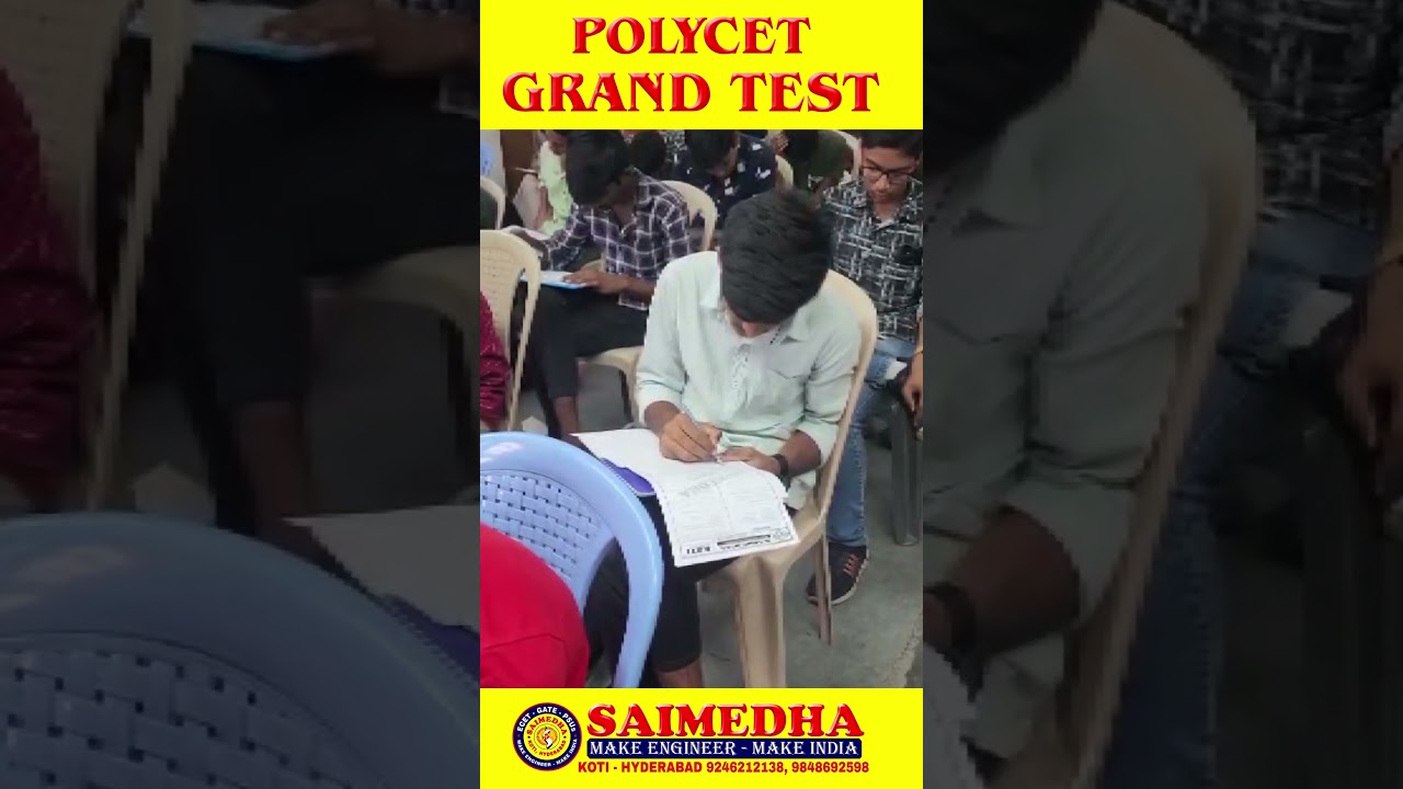 POLYCET GRAND TEST || SAIMEDHA KOTI - HYD ||
