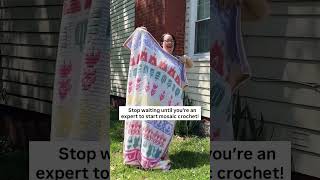 Join the Great Summer Mosaic CAL! #crochetblanket #crochetalong #greatsummermosaiccal