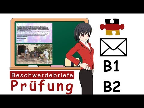 Deutsch Briefe Schreiben Prüfung B1 Und B2 Musterbriefe