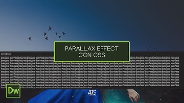 Parallax Effect con CSS