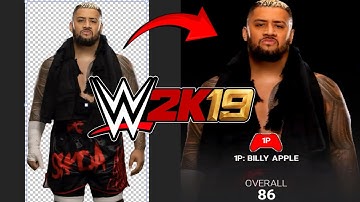 HOW TO MAKE RENDERS FOR WWE 2K19 (WWE 2K19 Tutorials)